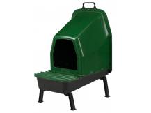 Obrázek k výrobku 125844 - Snáškové hnízdo pro slepice se sběrným košíkem na vejce GAUN 10127 na nožičkách