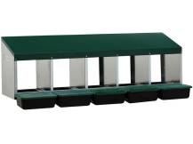 Obrázek k výrobku 125853 - Snáškové hnízdo pro slepice se sběrným košíkem na vejce GAUN 10196 pětimístné