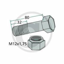 Obrázek k výrobku 31753 - Šroub s maticí