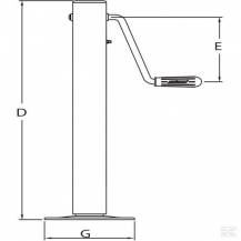 Obrázek k výrobku 32613 - Stavěcí zvedák 750mm