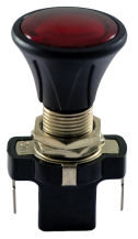Obrázek k výrobku 63098 - Tahový vypínač s červenou LED kontrolkou