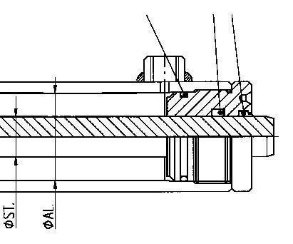 Specifikace - Těsnění víka hydraulického válce 100/50 mm