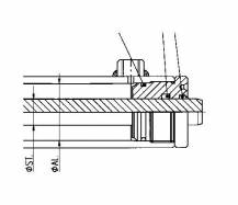 Obrázek k výrobku 60380 - Těsnění víka hydraulického válce 100/50 mm