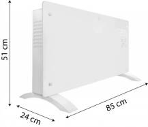 Obrázek k výrobku 91124 - Topný panel konvektor bílý 2500 W