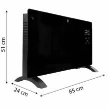 Obrázek k výrobku 91123 - Topný panel konvektor černý 2500 W