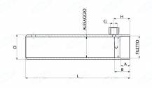 Obrázek k výrobku 55639 - trubka hydr. válce 40/250 mm