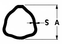Obrázek k výrobku 53962 - Trubka profil trojúhelník