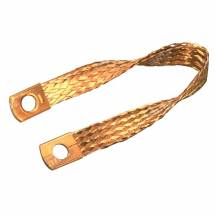 Obrázek k výrobku 61571 - Ukostřovací pásek 420 mm/25 mm²/díra 12,5/12,5 mm