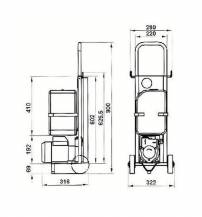 Obrázek k výrobku 33948 - vakuová odsávačka oleje 230 V