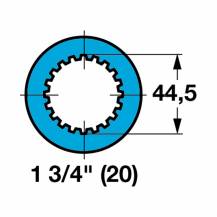 Obrázek k výrobku 35278 - Vnější vidlice Power Drive AGCC P580 1 3/4-20 80° 36.18.332M