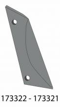 Obrázek k výrobku 52261 - Výměnný díl odhrnovačky - levý