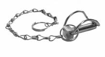 Obrázek k výrobku 1067 - Zajišťovací kolík s řetízkem 16mm