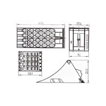 Obrázek k výrobku 133235 - Zajišťovací plastový klín 13 000kg