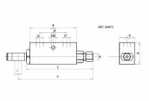 Obrázek k výrobku 59600 - Zámek hydrauliky 3/8" - 12 mm/3/8"