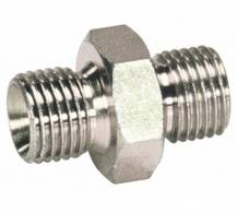 Obrázek k výrobku 58903 - závitový adaptér BSP x BSP 1/4" / 16x1,5 / 33 mm
