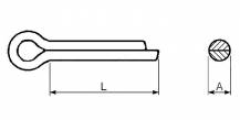 Obrázek k výrobku 57961 - Závlačka 2x30 mm