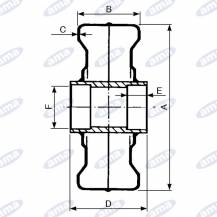 Obrázek k výrobku 47588 - Železné kolo 400x150 mm