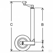 Obrázek k výrobku 71220 - Zvedák kola 260x85mm s držákem